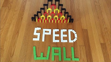 How to build a domino speedwall