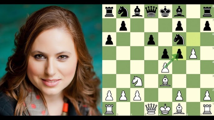 Judit Polgar faz o GAMBITO DO REI contra o Campeão Mundial de Xadrez 