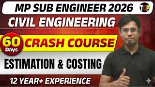 🚨 MP Sub Engineer 2026 | 60 Days Crash Course 🔥 | Civil Engineering MCQs Session
