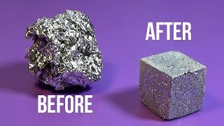 КАК СДЕЛАТЬ КУБ ИЗ ФОЛЬГИ КАК СДЕЛАТЬ КУБ ИЗ ФОЛЬГИ