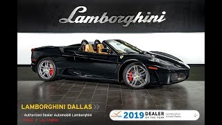 This is a smoke free carfax certified 2007 ferrari f430 spider
equipped with 4.3l 480hp v8 engine and 6-speed f1 automatic sport
shift transmission ...