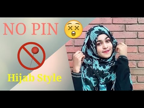 NO PIN / PIN LESS Hijab Style Challenge | Muna