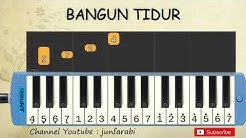 not pianika bangun tidur - tutorial belajar pianika lagu anak - not angka bangun tidur  - Durasi: 0:51. 