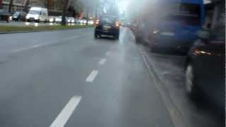 Umbrella in the cycle lane.20121129-15:35