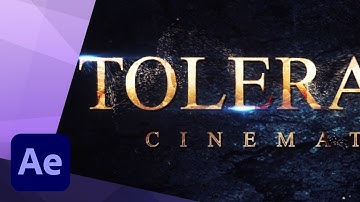 How to create a Cinematic Movie Trailer Title animation in After Effects TUTORIAL