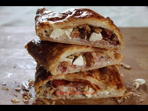 Strudel di pasta sfoglia al farro