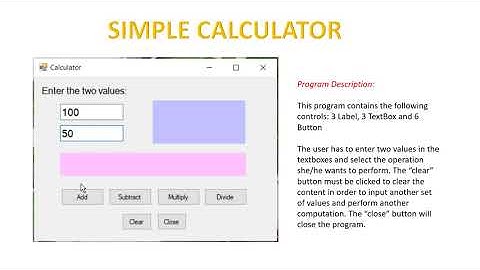 Simple VB.Net Programs