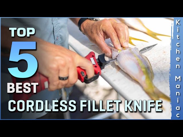 VLOXO Handle Fish Fillet Knife Electric Fillet Knife with 4 Ti-Nitride