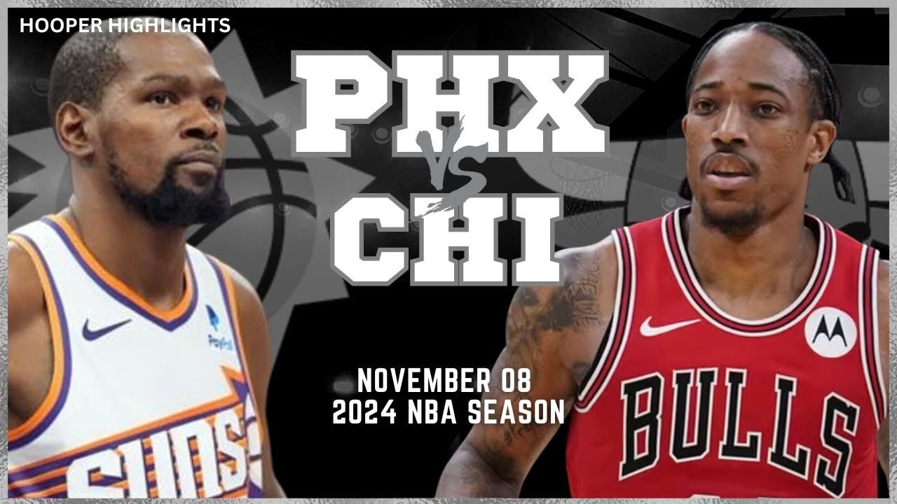 Phoenix Suns vs Chicago Bulls Full Game Highlights | Nov 8 | 2024 NBA Season