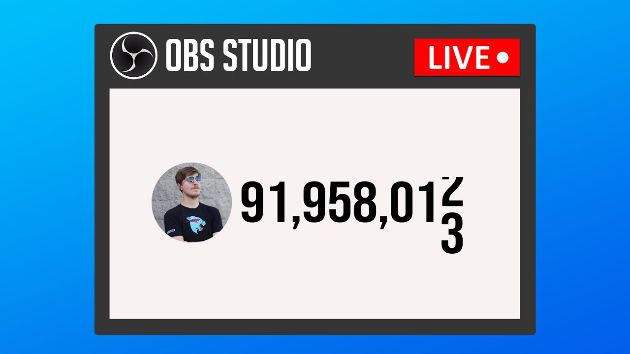 How to add & Fix Live Subscriber Count to OBS! 