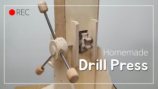 How to make a Drill Press(With Rack&Pinion)