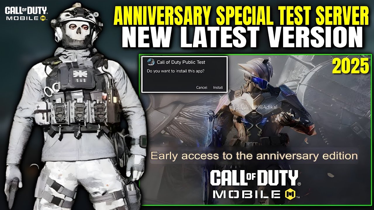 Season 9 Test Server Cod Mobile 2025 | New Anniversary Special Test ...