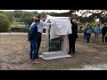 Inauguration de la sculpture en hommage à Alain Traca