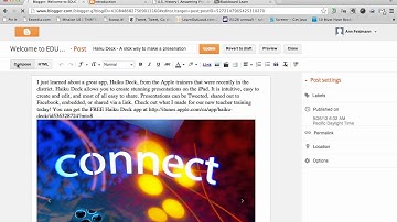 How to Embed ScreenR Code on a Blog Post