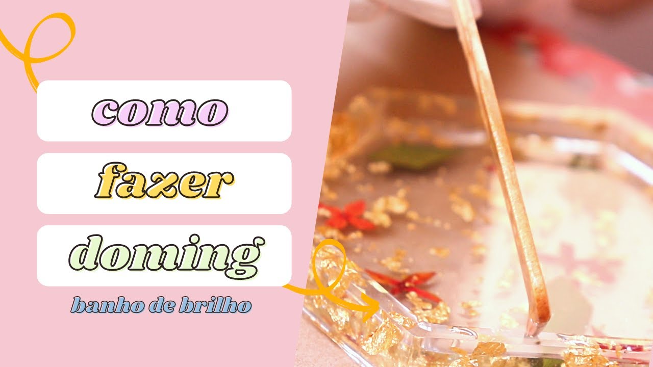 DÊ BRILHO À SUA PEÇA FOSCA DE RESINA - técnica de doming | dicas #6