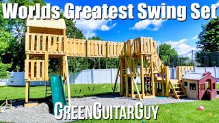 Building The Worlds Greatest Swingset - GreenGuitarGuy