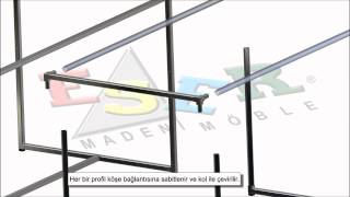 Mağaza Dekorasyon Ve Raf Sistemleri Ekipmanları - Lg 28 Orta Stand