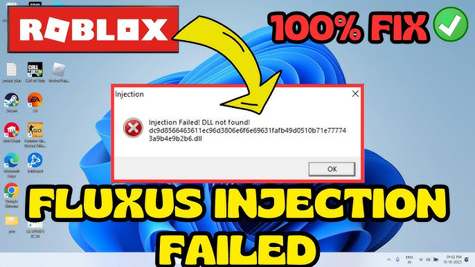 Wont let me use fluxus for some reason, this error keeps popping up  Everytime I start up roblox : r/robloxhackers