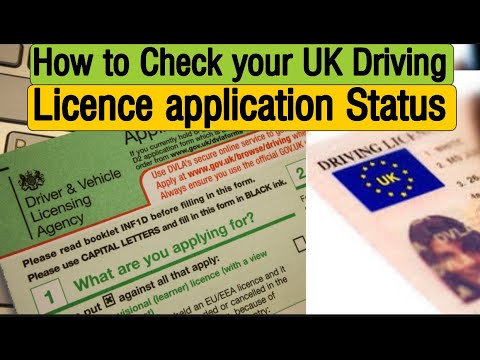 How to check & track UK driving licence application status online?UK driving license exchange status
