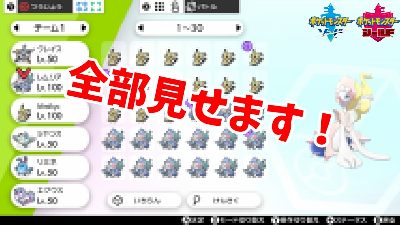 ポケモン剣盾 クチートとともに フェアリー統一 全部見せます パーティ公開 Youtube