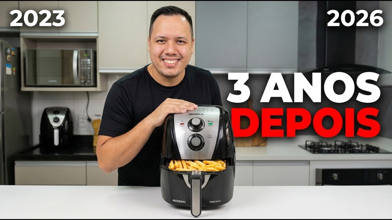 A verdade sobre a Air Fryer Mondial Inox (Review de 3 anos de uso)
