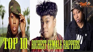 Top 10 Richest Female Rappers in The World