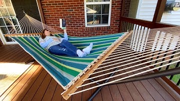 Hatteras Hammocks Large Sunbrella Quilted Hammock Review