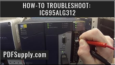 How-To Troubleshoot: IC695ALG312 Thermocouple (GE IP Proficy Machine Edition Tutorial)