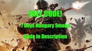 Warface - Free Code - 7 Days Hungary Smoke[Expired]