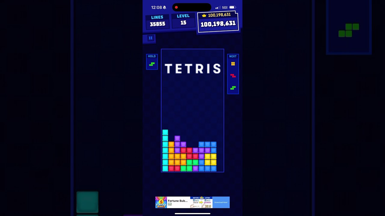 #1 tetris mobile player in the world 100,000,000 and counting 