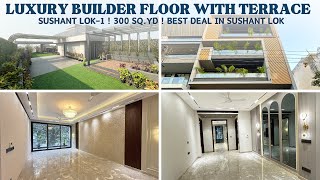 Luxurious 4 Bhk Home Tour Top With Terrace ! Builder Floor In Gurgaon ! Sushant Lo-1 ! Near Metro !