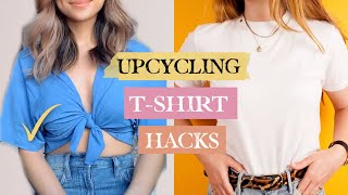 7 Old T-Shirt Hacks Every Girl Should Know! Testing TikTok Fashion Hacks