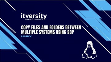 Copy Files and Folders between Multiple Systems using scp