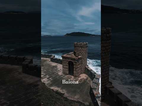 Baiona Galicia Spain #spain #baiona #galicia #castle #ocean #rock #sea #travel #sky #photography