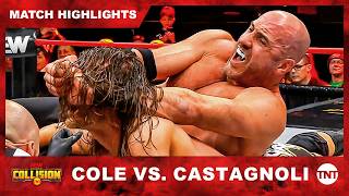 Adam Cole and Claudio Castagnoli Battle for TNT Title [CLIP] | AEW Collision | TNT