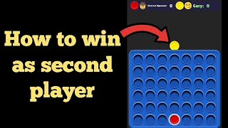 connect 4 how to win a second player screenshot 4