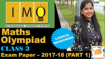 IMO Maths Olympiad - Class 3 - Exam Paper - Part 1 : Logical Reasoning