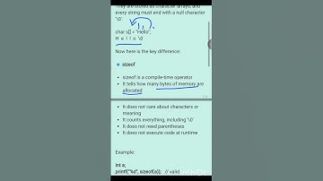 This C mistake confuses everyone😲 sizeof(a) is NOT strlen(a)”💻🔥