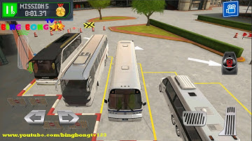 Bus Station - Learn to Drive - Bus Driving - Paking Game #1 | Android Gameplay