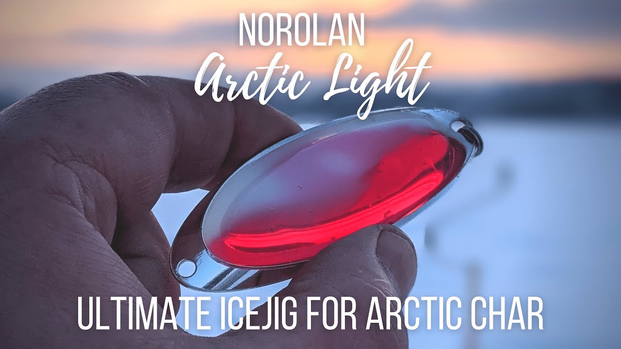 Norolan Arctic Light Ice Fishing Jig for Arctic Char How to use YouTube