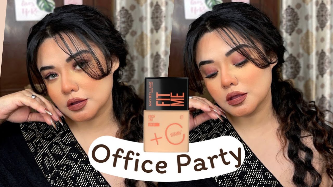 My Obsessed Makeup Look for Office Party | Winter & Christmas Makeup | Get Ready under 10 mins🎊✅