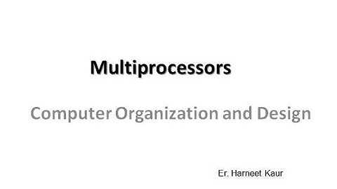 Multiprocessors