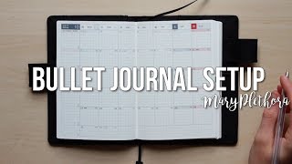 Bullet Journal Setup in My Hobonichi // MaryPlethora