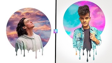 Picsart Circle Background Editing | Picsart Dripping Effect Photo Editing Tutorial By AK PHOTOGRAPHY