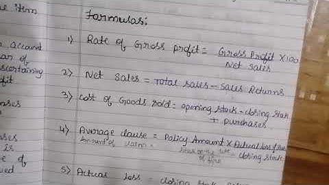 2nd sem Bcom Advanced Financial Accountancy ll Module-01 Insurance Claim ll Theory & 4 Marks Sums