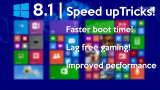 This video shows you, how to speed up your windows 8.1 computer for
free, without using any third party software.
________________________donate now_________...