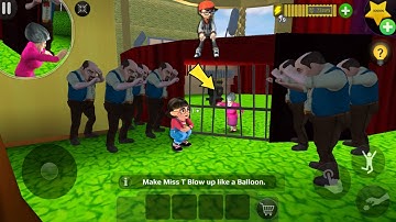 Scary Teacher 3D (Mod menu) | Walkthrough to play the menu mod troll Miss T | gameplay part 1960