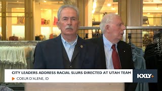 WATCH: Coeur d'Alene city leaders address racial slurs directed to Utah basketball team during March