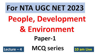 UGC NTA NET MCQ