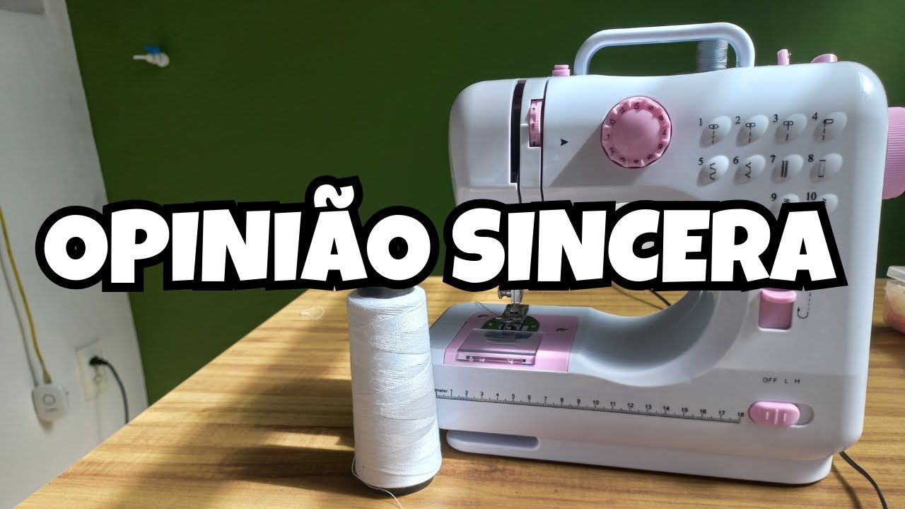 MINI MAQUINA DE COSTURA da Shopee | Resenha e Opinião Sincera Vale a pena?